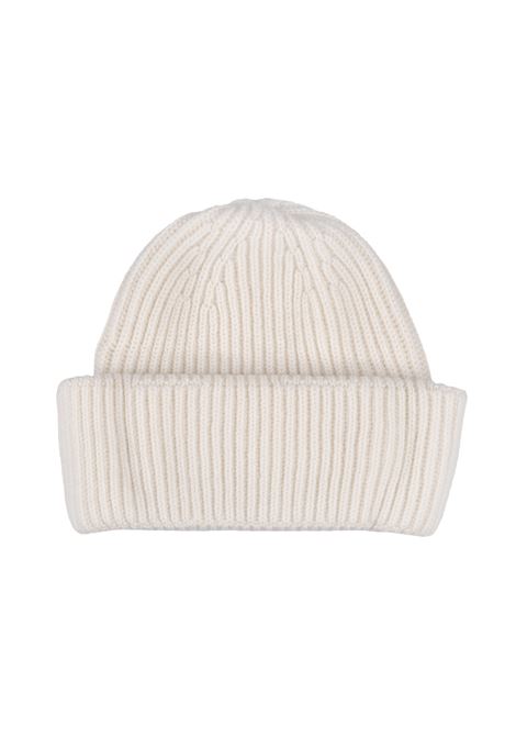 Norge Ribbed Cashmere Beanie in Ice FEDELI | 06014ICE