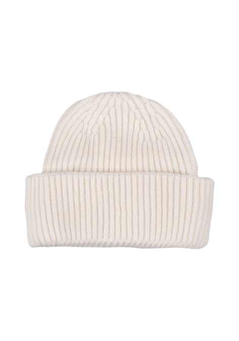 Norge Ribbed Cashmere Beanie in Ice FEDELI | 06014ICE