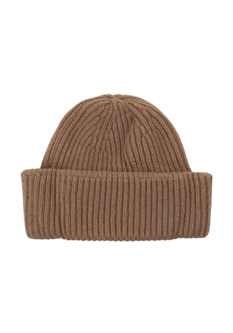 Norge Ribbed Cashmere Beanie in Toffee FEDELI | 06014TOFFEE