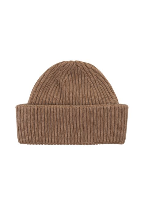 Norge Ribbed Cashmere Beanie in Toffee FEDELI | 06014TOFFEE