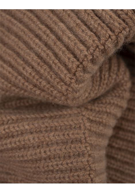 Berretto Norge In Cashmere a Coste Toffee FEDELI | 06014TOFFEE