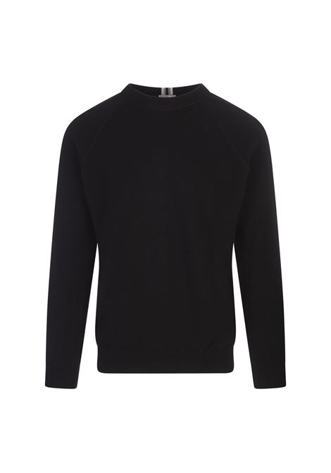 FEDELI Pullover Girocollo In Cashmere Nero - FEDELI