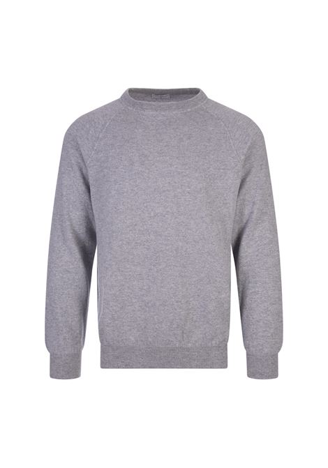 Grey Cashmere Crew-Neck Pullover FEDELI | 061090004