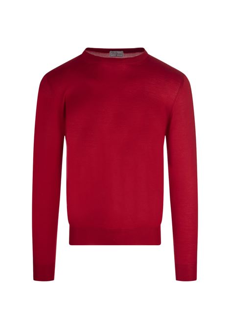 Pullover Argentina In Seta e Cashmere Rosso FEDELI | 0711945