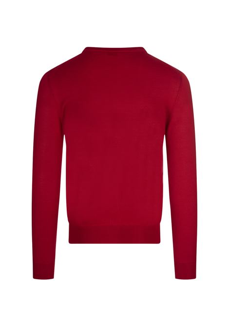 Red Silk and Cashmere Argentina Pullover FEDELI | 0711945