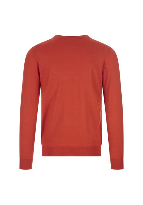 Orange Silk and Cashmere Pullover FEDELI | 0711915