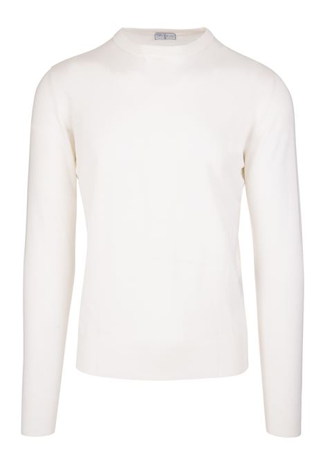 Cream Cashmere Milionaire Crew Neck Pullover  FEDELI | 0570913