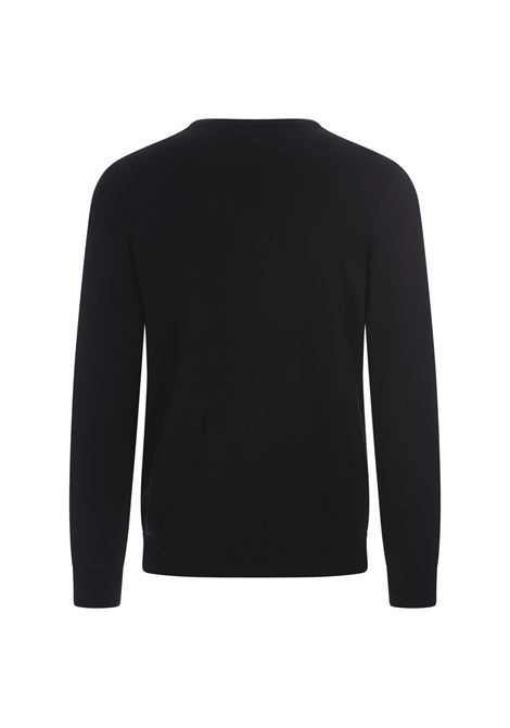 Deep Blue Cashmere Crew Neck Pullover FEDELI | 061077