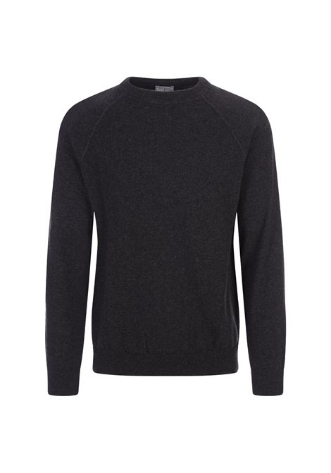 Anthracite Cashmere Crew-Neck Pullover FEDELI | 061096