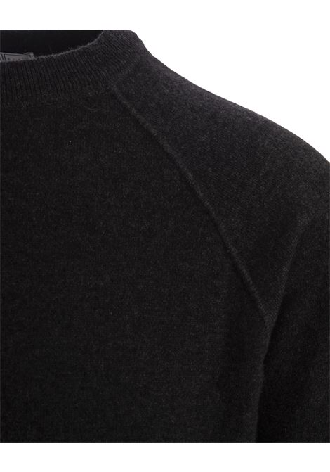 Anthracite Cashmere Crew-Neck Pullover FEDELI | 061096