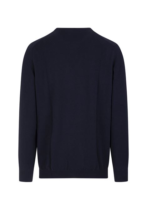 Pullover Girocollo In Cashmere Blu Scuro FEDELI | 07001BLUE SCURO