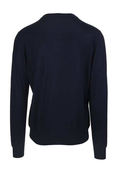 Dark Blue Arg. Pullover In Cashmere and Silk FEDELI | 0711913