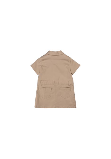 Vestitino Beige Con Ricamo Teddy Bear FENDI KIDS | BFB519-ADEHF1P2P