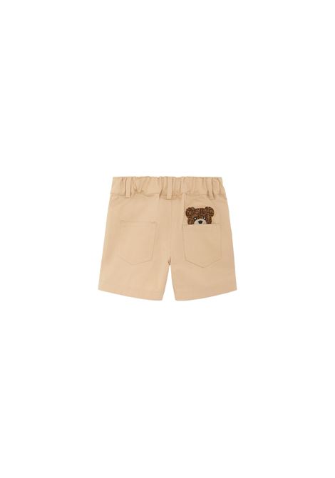 Beige Gabardine Bermuda Shorts FENDI KIDS | BMF229-ADEHF1P2P