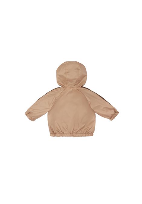 Beige Reversible Windbreaker Jacket FENDI KIDS | BUA037-AS56F1F4G