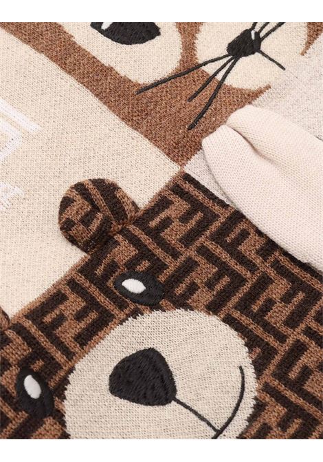 Sweater With Animal Mascots FENDI KIDS | BUG170-ARTBF0ZA0