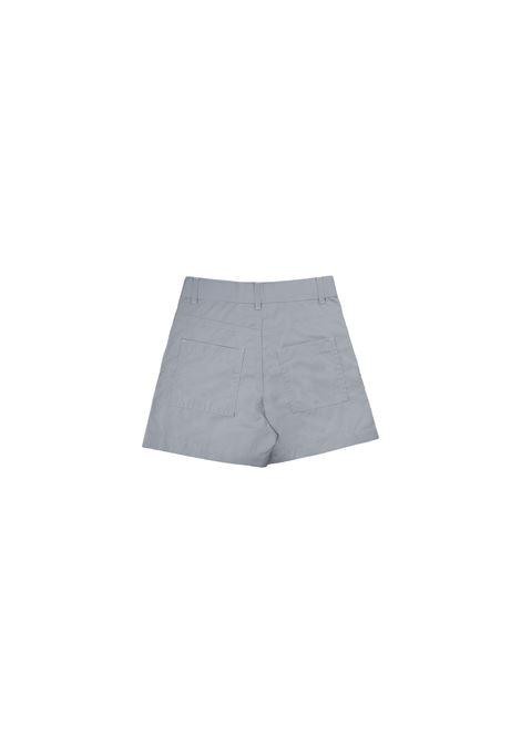 Bermuda Shorts In Pale Blue Poplin FENDI KIDS | JMF476-AEXZF08S8