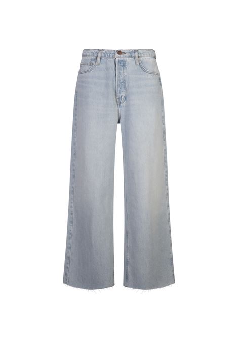 Le Low Baggy Wide Leg Jeans in Fizz Indigo FRAME | LLBWRA510FZIG