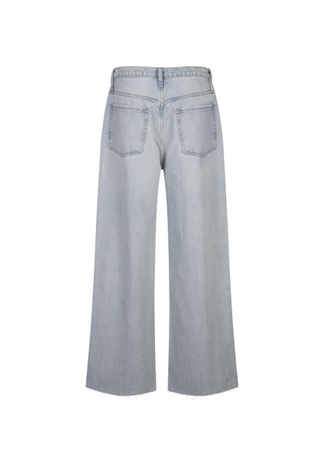 Le Low Baggy Wide Leg Jeans in Fizz Indigo FRAME | LLBWRA510FZIG