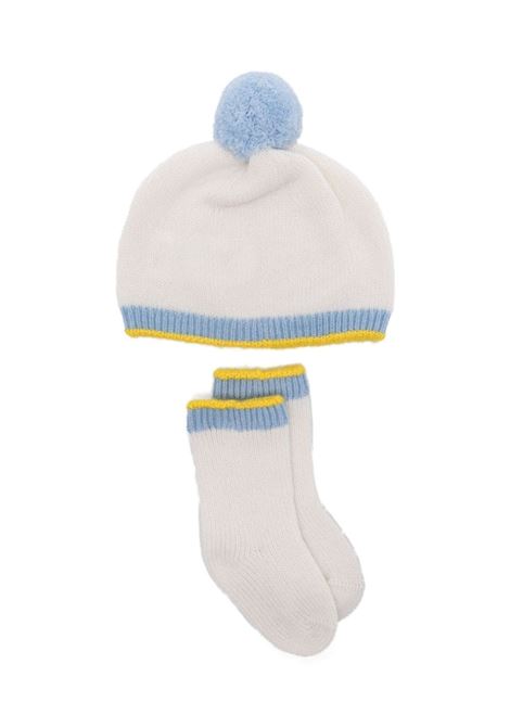 Light Blue and White Box Set With Hat and Socks GENSAMI | BOX01-B-WSAZZURRO CIELO/BIANCO LATTE