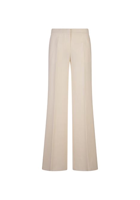 White Wool Palazzo Trousers GIANLUCA CAPANNOLO | 24IP432-600200