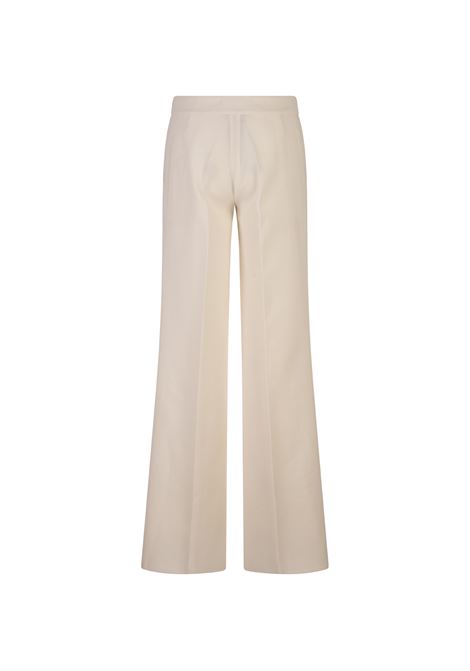 White Wool Palazzo Trousers GIANLUCA CAPANNOLO | 24IP432-600200