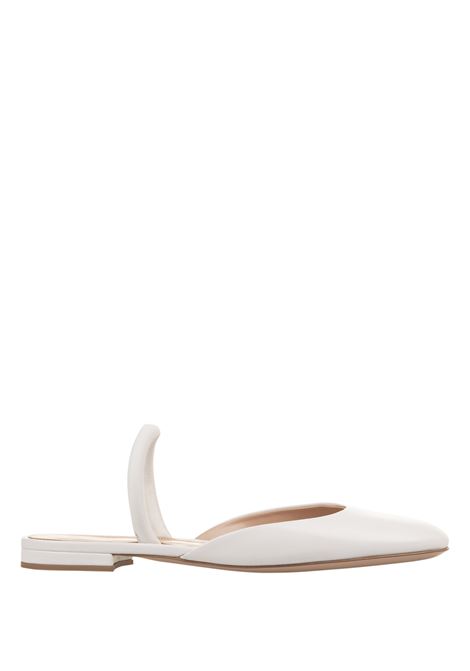 Tivoli Slingback Ballerinas In White Tappa GIANVITO ROSSI | G95455.05RICNXFBIAN