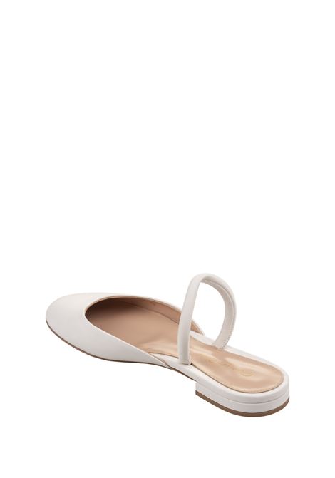 Tivoli Slingback Ballerinas In White Tappa GIANVITO ROSSI | G95455.05RICNXFBIAN