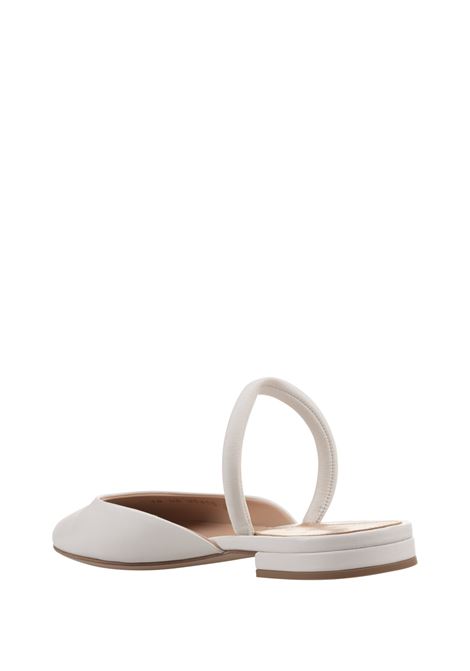 Tivoli Slingback Ballerinas In White Tappa GIANVITO ROSSI | G95455.05RICNXFBIAN