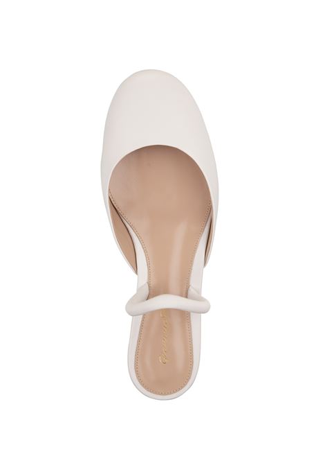 Tivoli Slingback Ballerinas In White Tappa GIANVITO ROSSI | G95455.05RICNXFBIAN