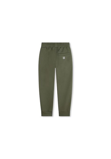 Green Joggers With Lettering Logo  GIVENCHY KIDS | H30299724