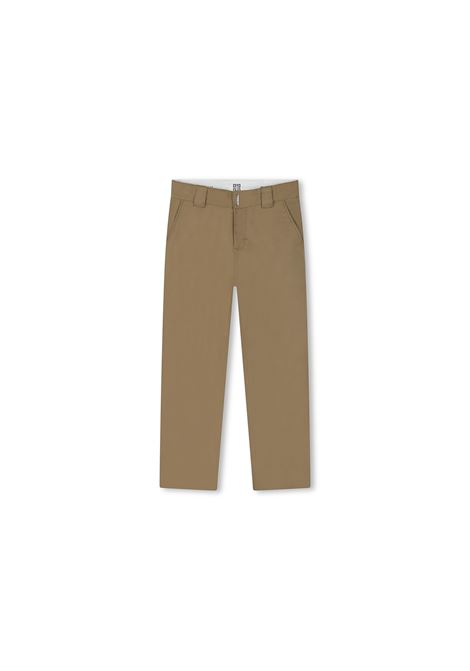 Beige Trousers With Logo Patch GIVENCHY KIDS | H30307263