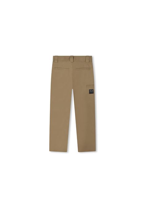 Beige Trousers With Logo Patch GIVENCHY KIDS | H30307263