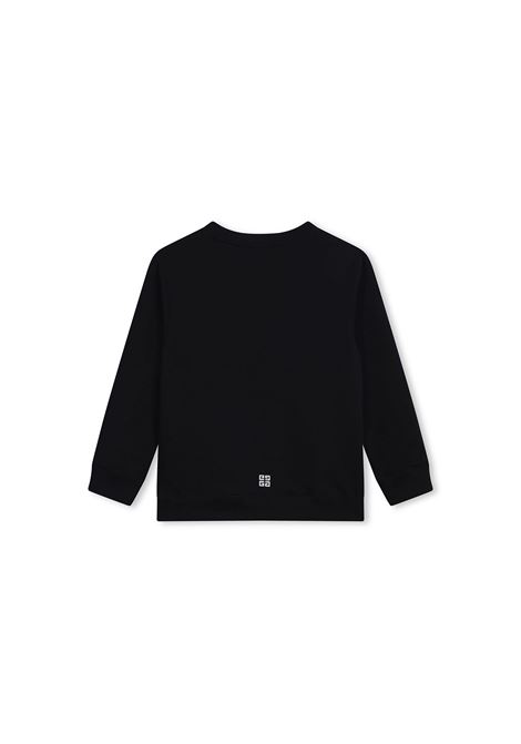 Black Sweatshirt With GIVENCHY 4G Logo GIVENCHY KIDS | H3032409B