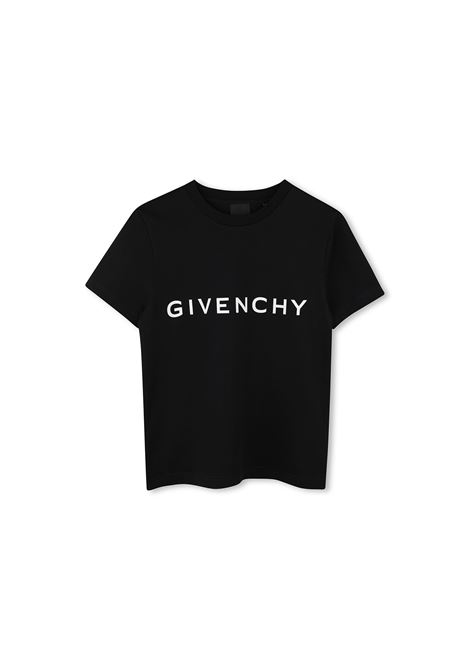 Black GIVENCHY 4G T-Shirt GIVENCHY KIDS | H3034309B