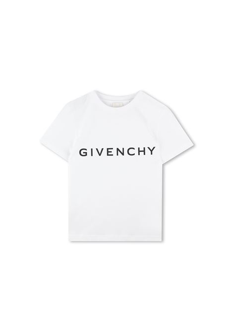 White GIVENCHY 4G T-Shirt GIVENCHY KIDS | H3034310P