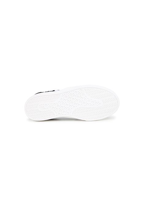 Sneakers Slip-On 4G Bianche e Nere GIVENCHY KIDS | H30370M41