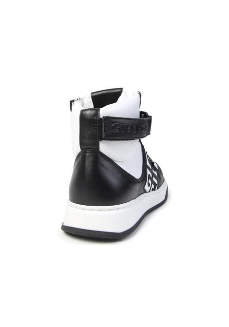 4G High Sneakers In Black and White GIVENCHY KIDS | H30376M41