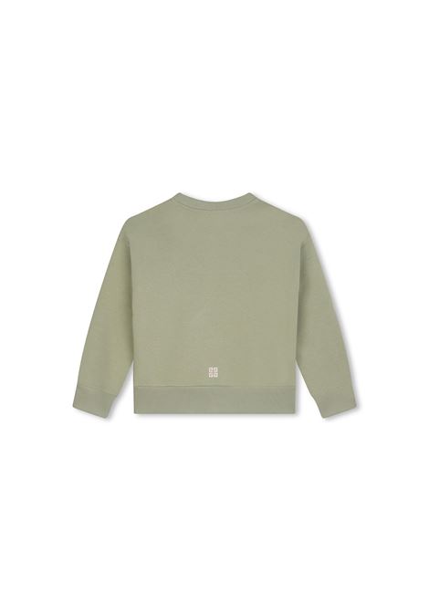 Green Sweatshirt With GIVENCHY 4G Logo GIVENCHY KIDS | H30421602