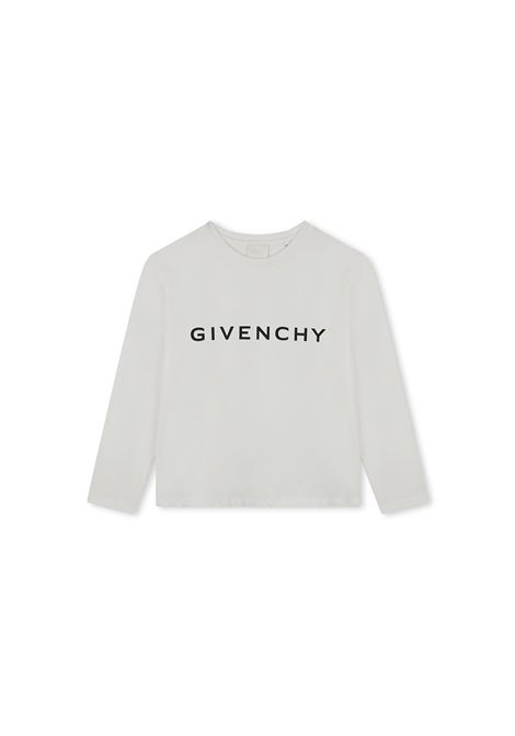 White/Grey GIVENCHY 4G T-Shirt GIVENCHY KIDS | H30430117