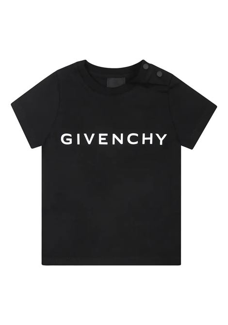 T-Shirt GIVENCHY 4G Nera GIVENCHY KIDS | H3047009B