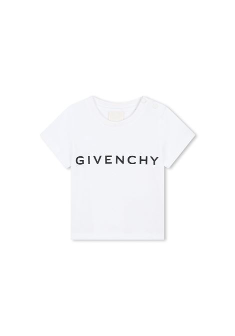 White GIVENCHY 4G T-Shirt GIVENCHY KIDS | H3047010P