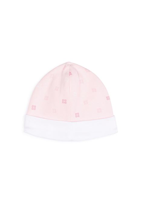 Set Cappelli Rosa Con Logo e Motivo 4G GIVENCHY KIDS | H3049644Z