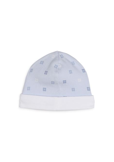 Light Blue Hats Set with Logo and 4G Motif GIVENCHY KIDS | H30496771