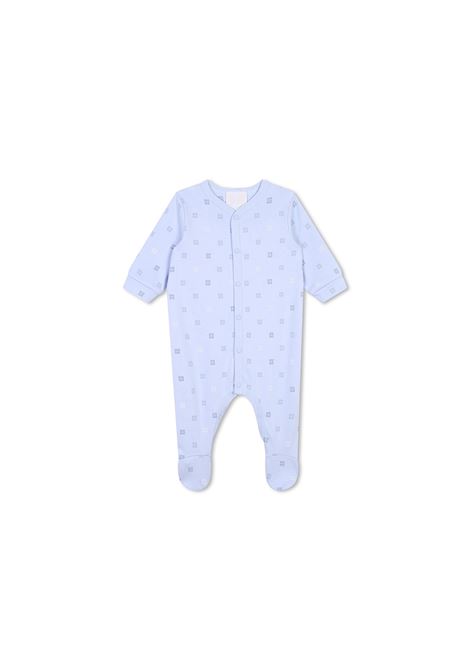 Pigiama Azzurro Con Motivo 4G All-Over GIVENCHY KIDS | H30499771