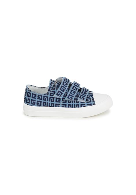 Sneakers In Denim 4G Blu GIVENCHY KIDS | H30522Z10