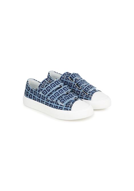 Sneakers In Denim 4G Blu GIVENCHY KIDS | H30522Z10