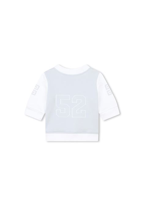 3-Piece Set in White and Light Blue with Logo GIVENCHY KIDS | H30571771