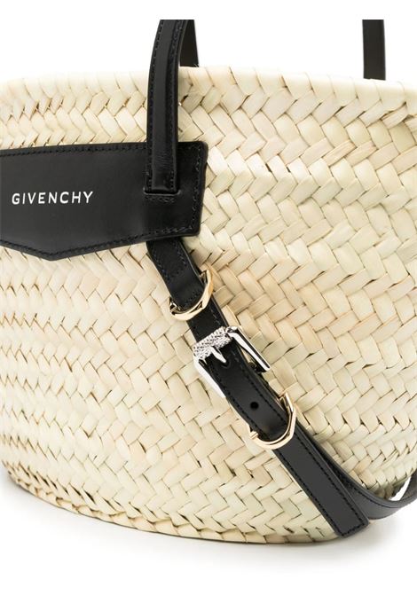 Black Raffia Small Voyou Basket Bag GIVENCHY | BB50ULB1UC001