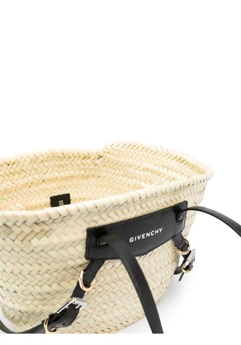 Black Raffia Small Voyou Basket Bag GIVENCHY | BB50ULB1UC001